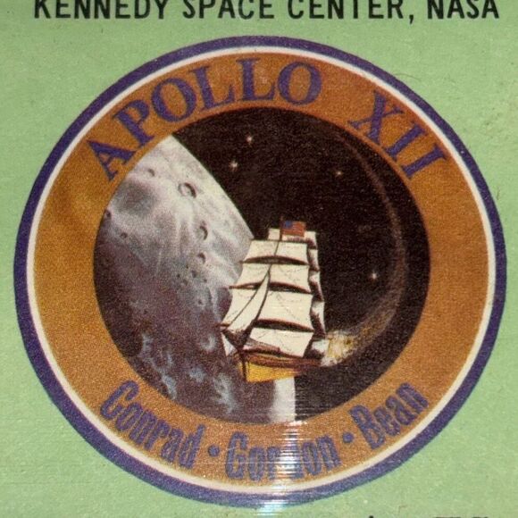 NASA Apollo XII 12 credentials Kennedy Space 1970 #148 Original Viewing pass - Picture 2 of 5